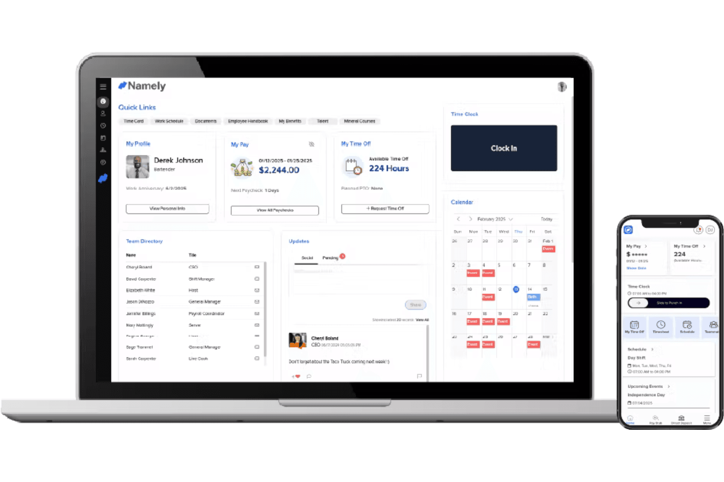 Namely automates payroll and HR tasks, including accounts payable workflows.