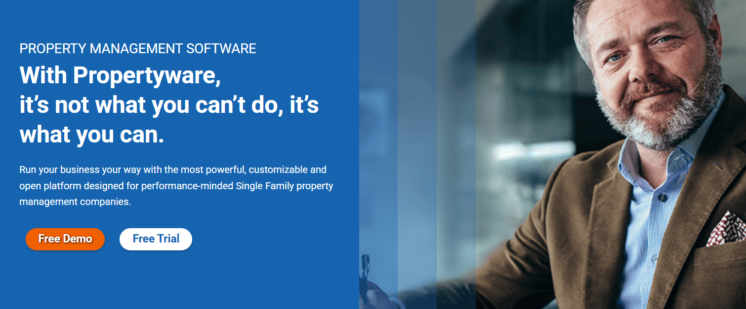 Propertyware provides scalable accounting tools for rental property managers.