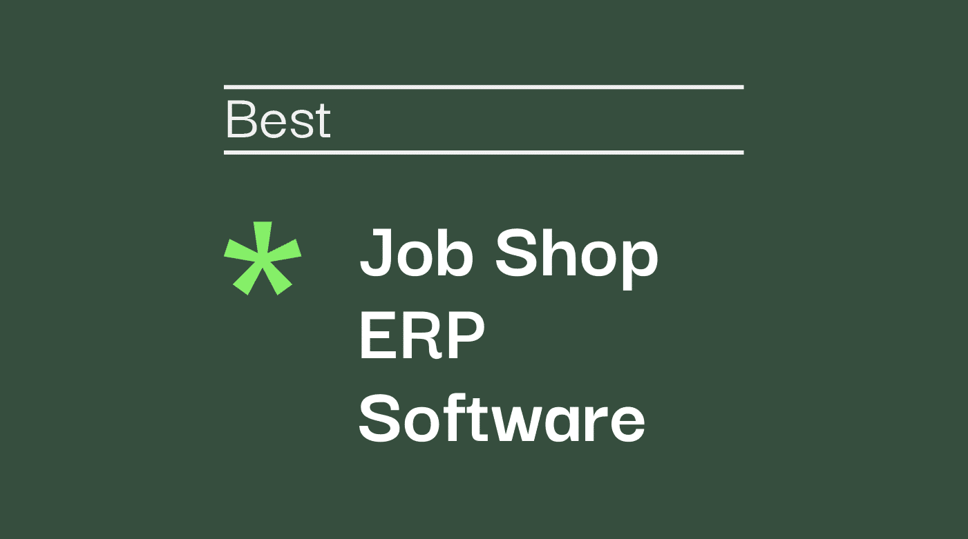 Job shop erp software best tools