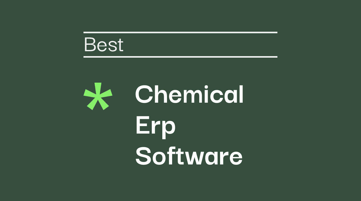Chemical erp software best tools