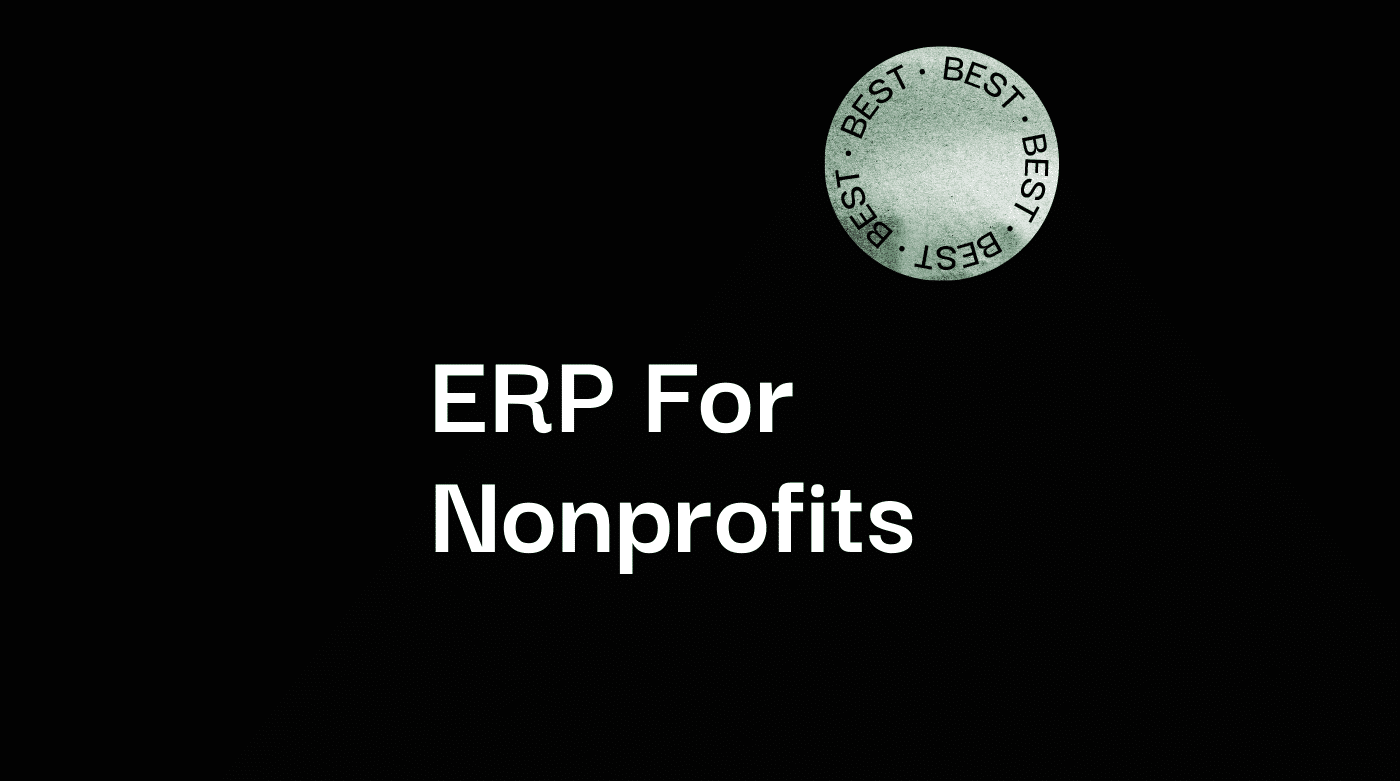 Erp for nonprofits best tools