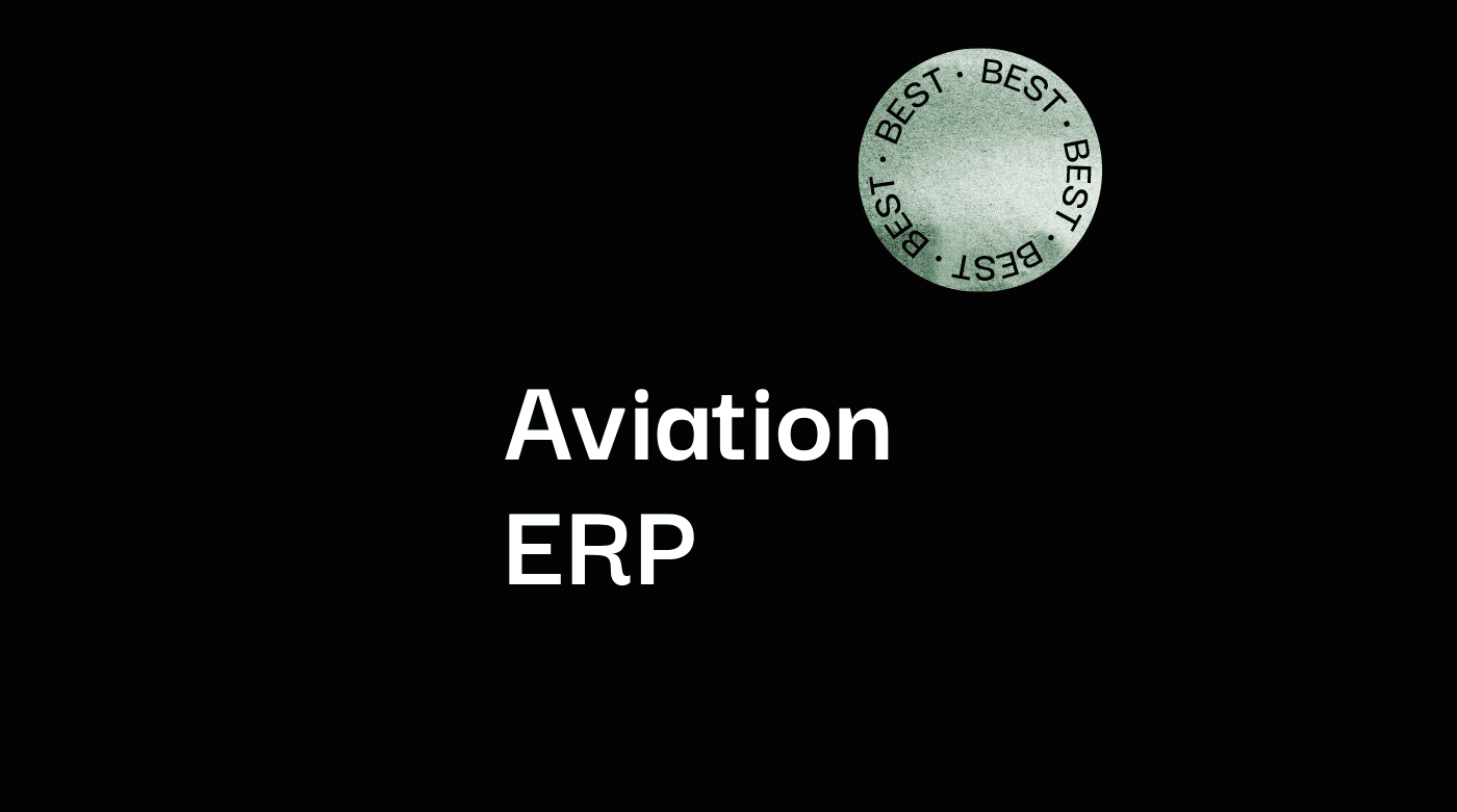 Aviation erp best tools