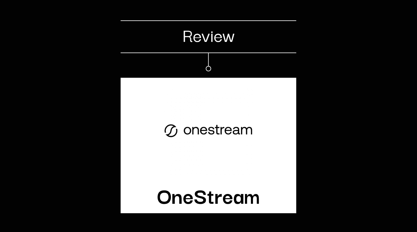 Onestream Product Review 02300