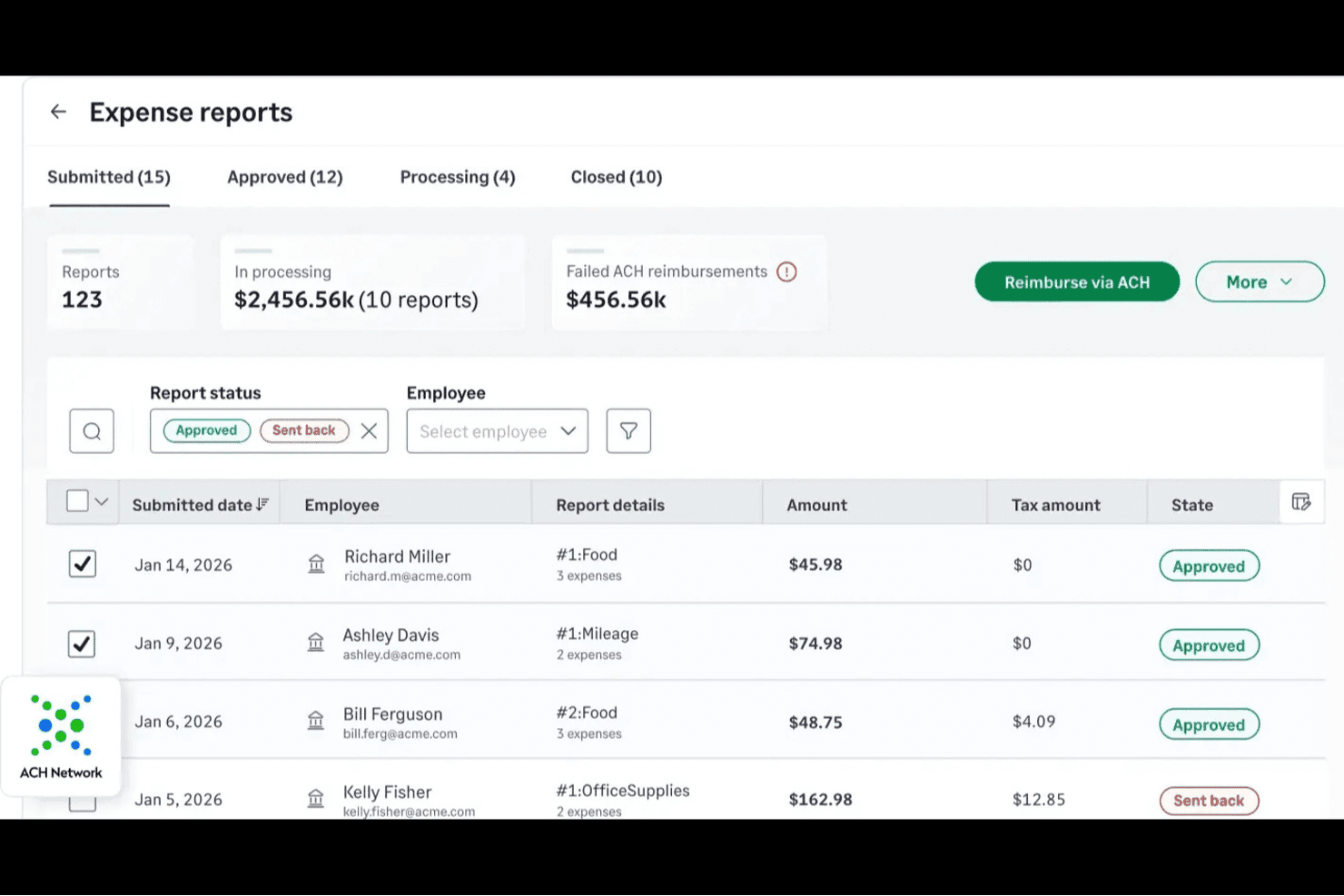 Sage Expense Management (formerly Fyle) screenshot