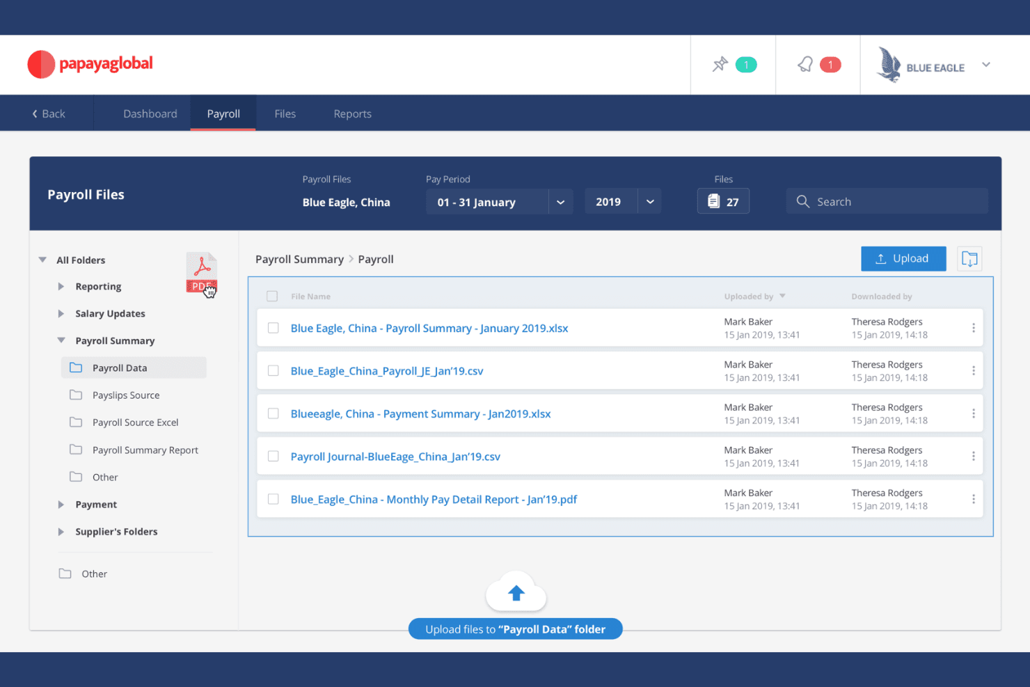Papaya Global screenshot