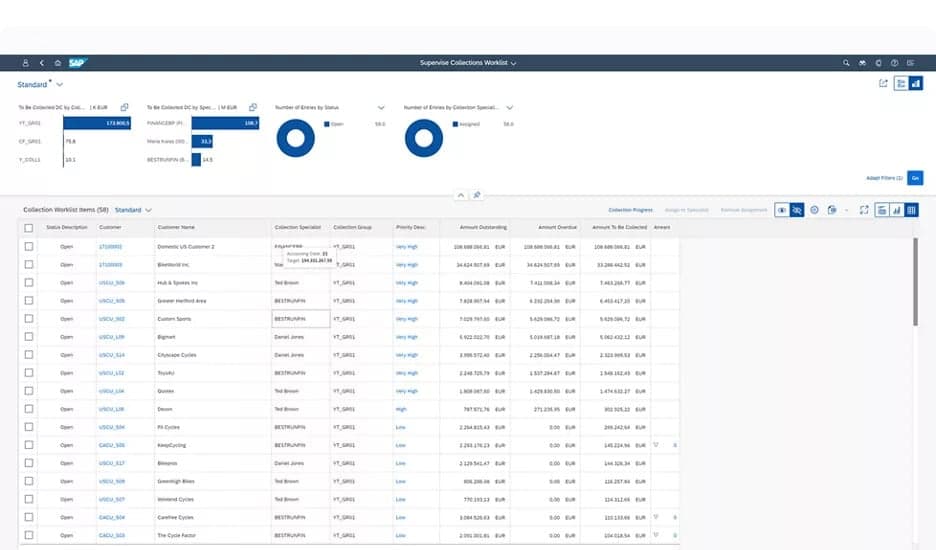 SAP S/4HANA screenshot