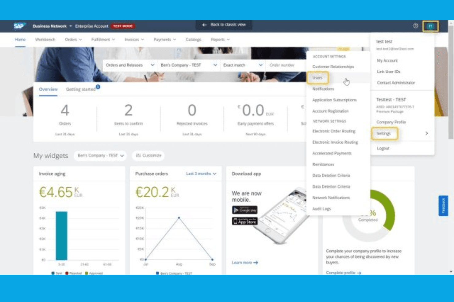 SAP Ariba screenshot