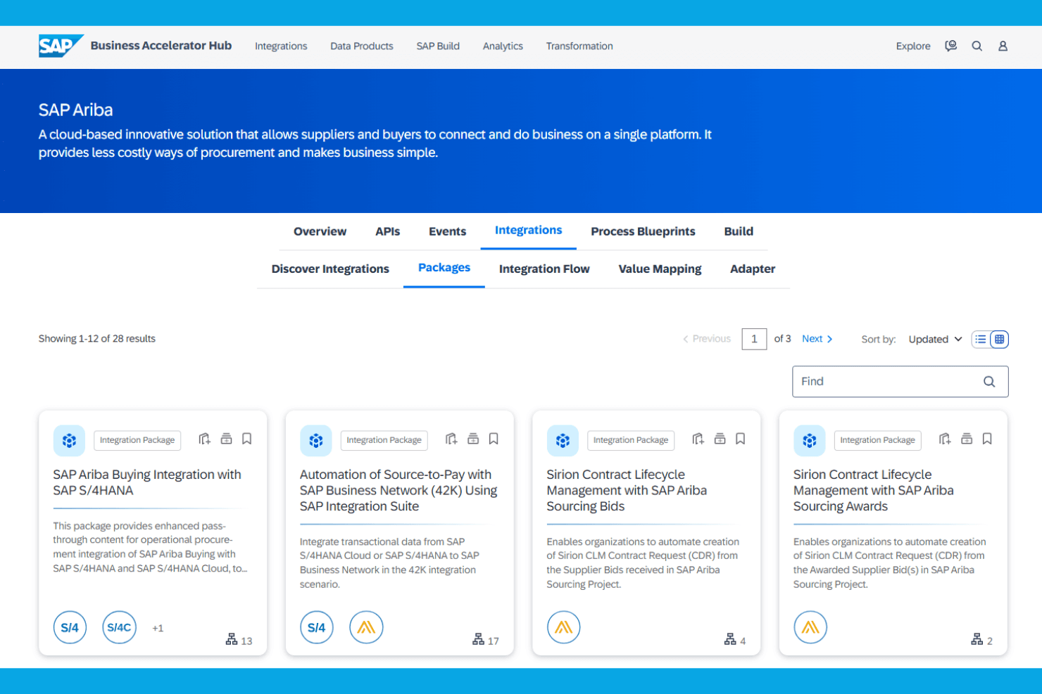 SAP Ariba screenshot