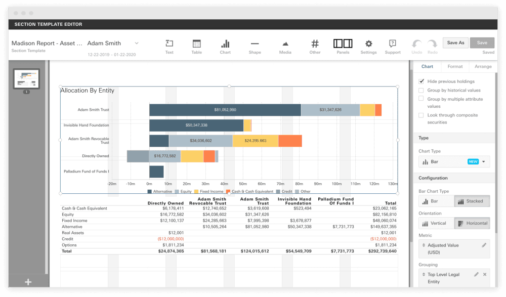 Addepar screenshot