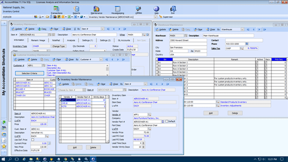 AccountMate screenshot