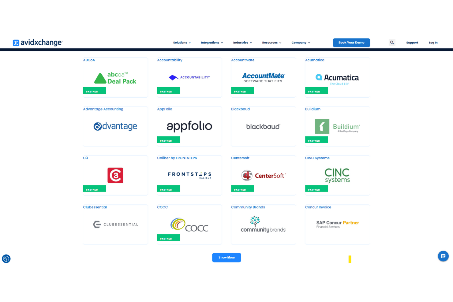 AvidXchange screenshot