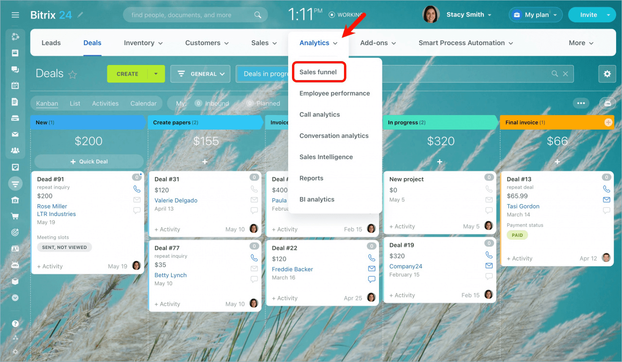 Bitrix24 screenshot