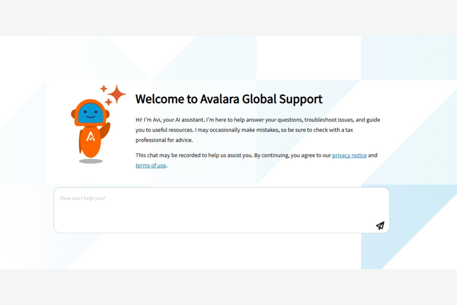 Avalara screenshot