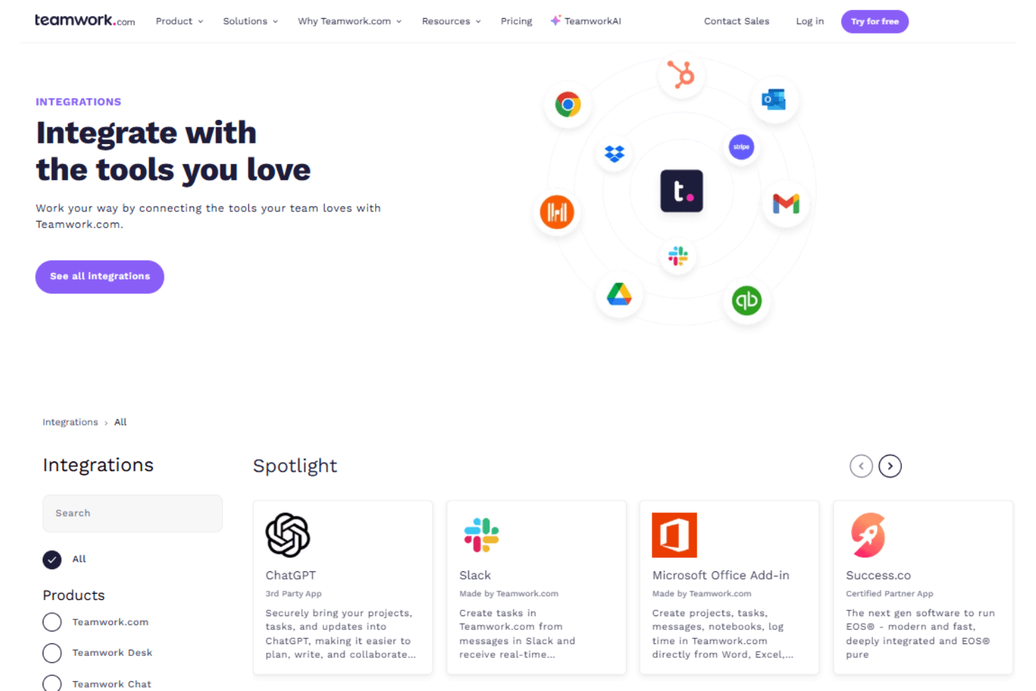 Teamwork.com screenshot
