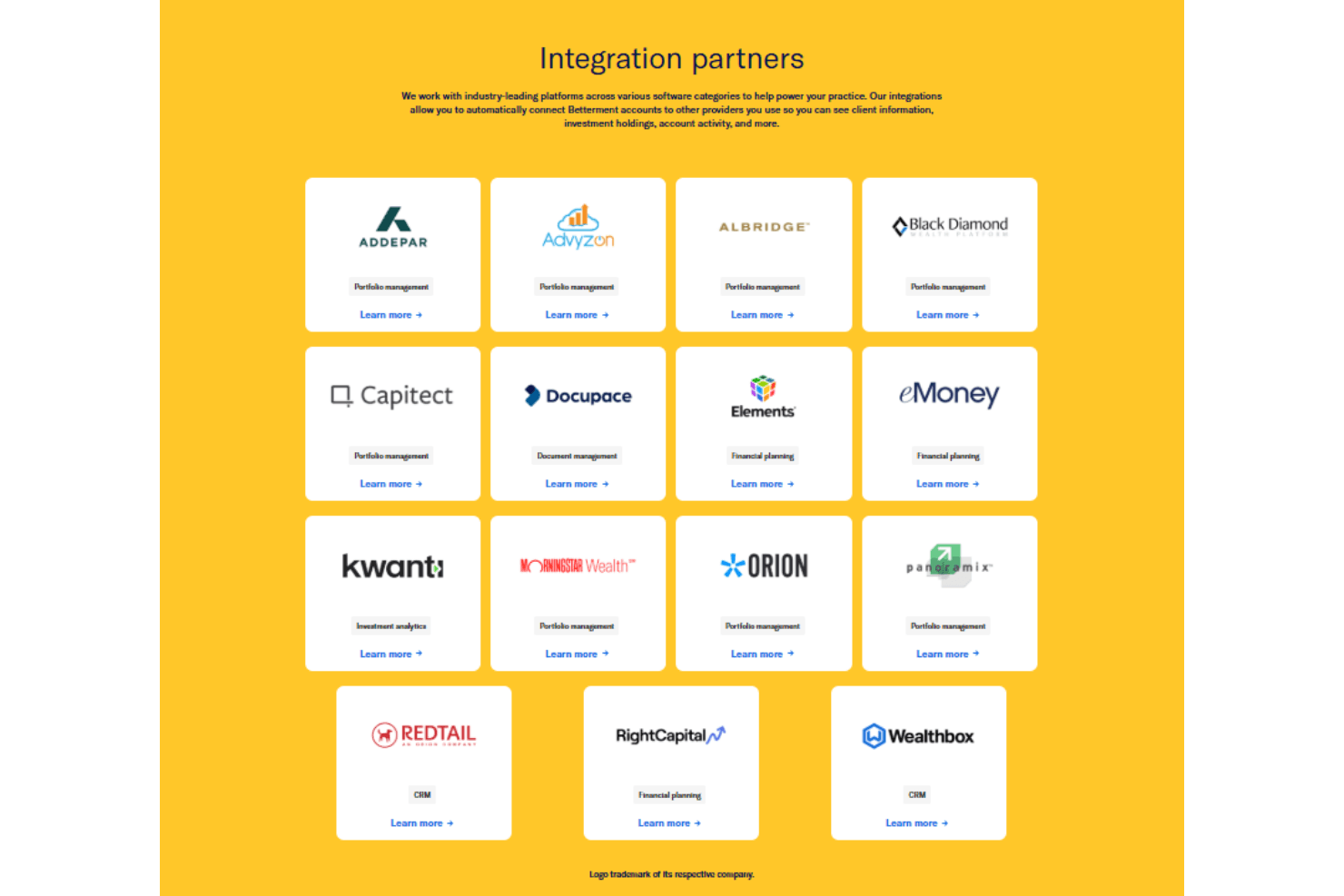 Betterment screenshot