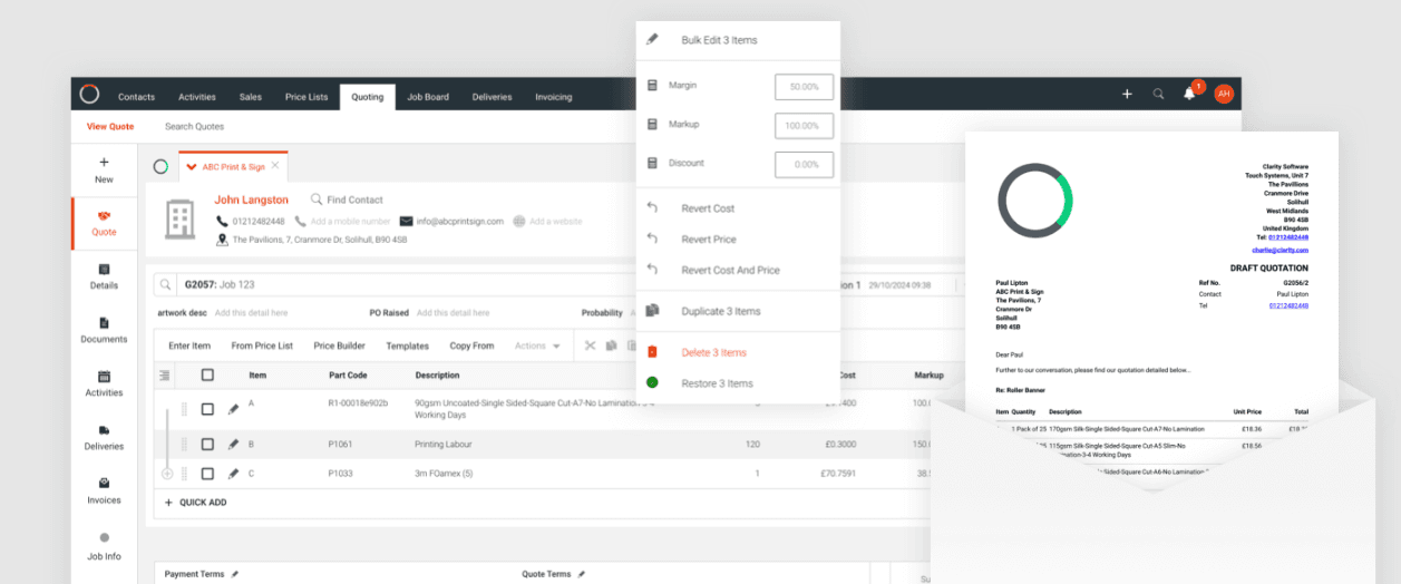 Clarity Software screenshot