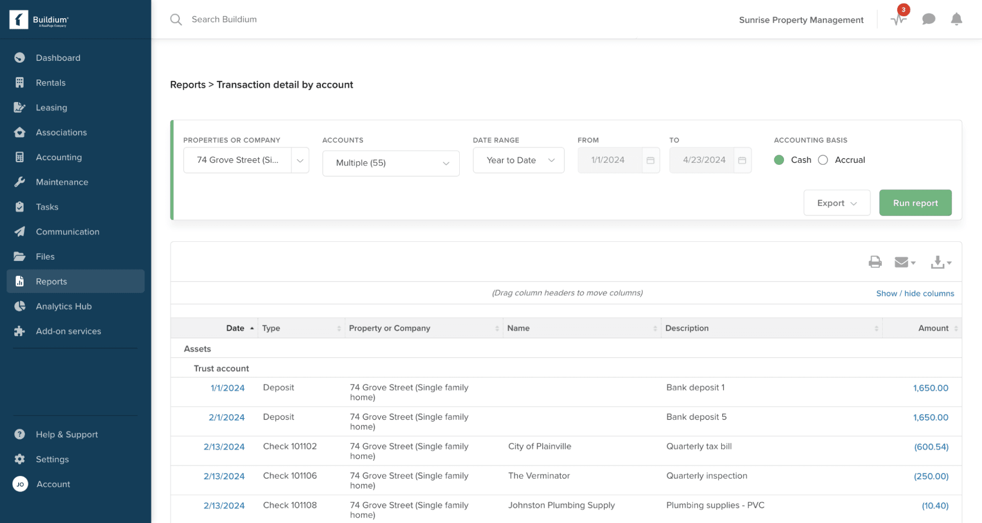 Buildium screenshot