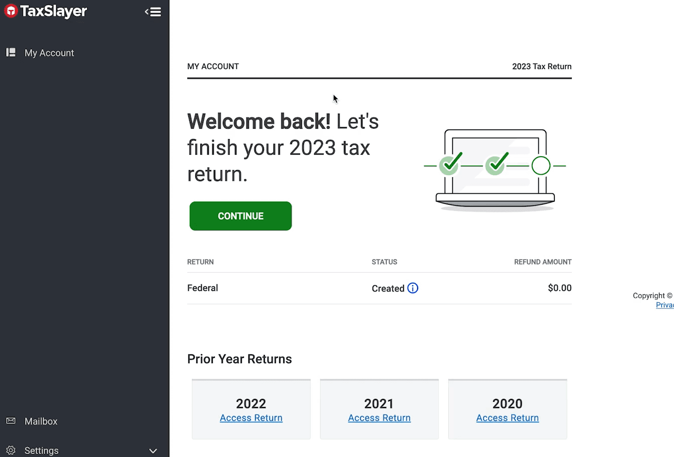 TaxSlayer screenshot