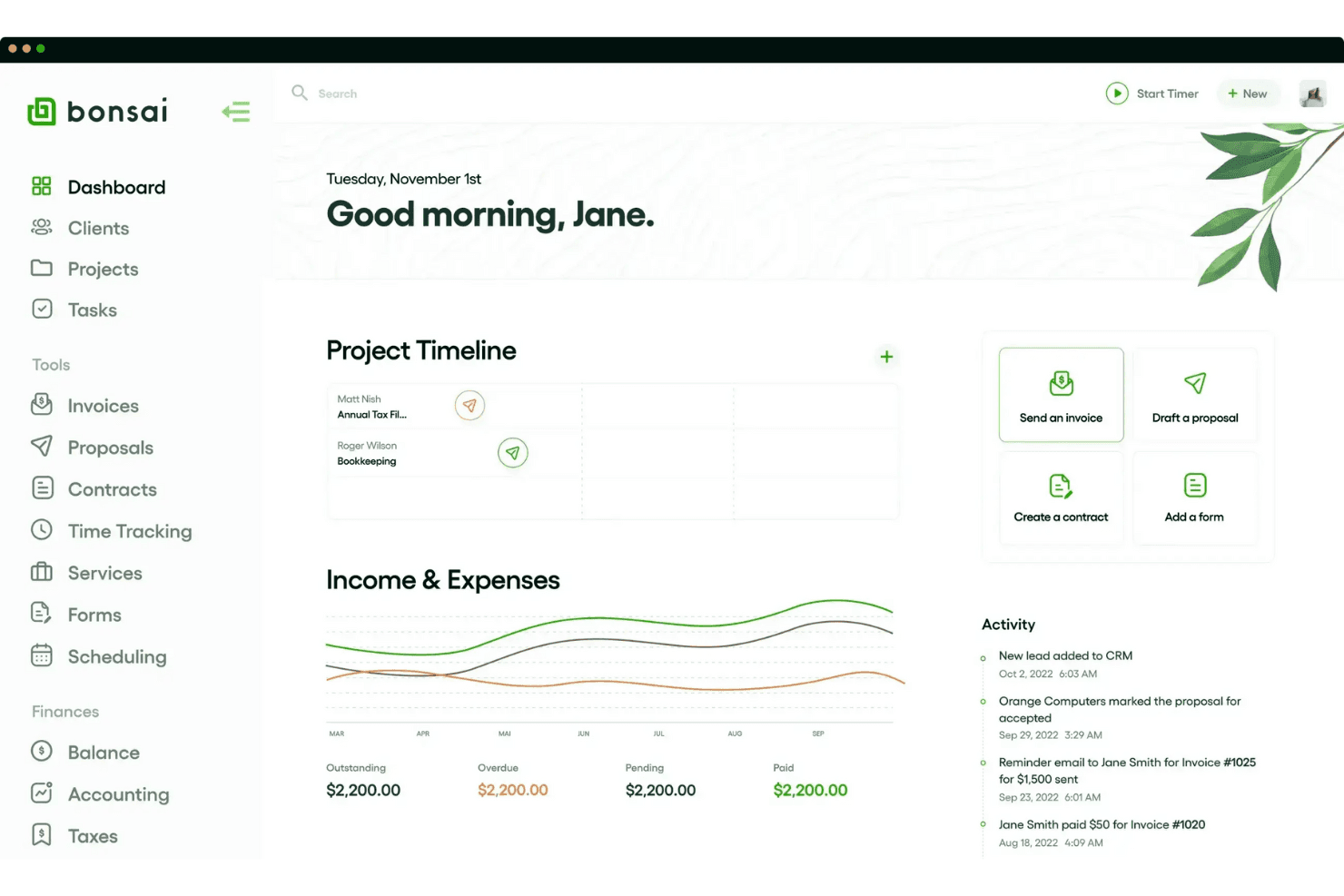Bonsai screenshot