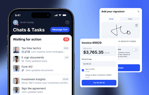 TaxDome screenshot