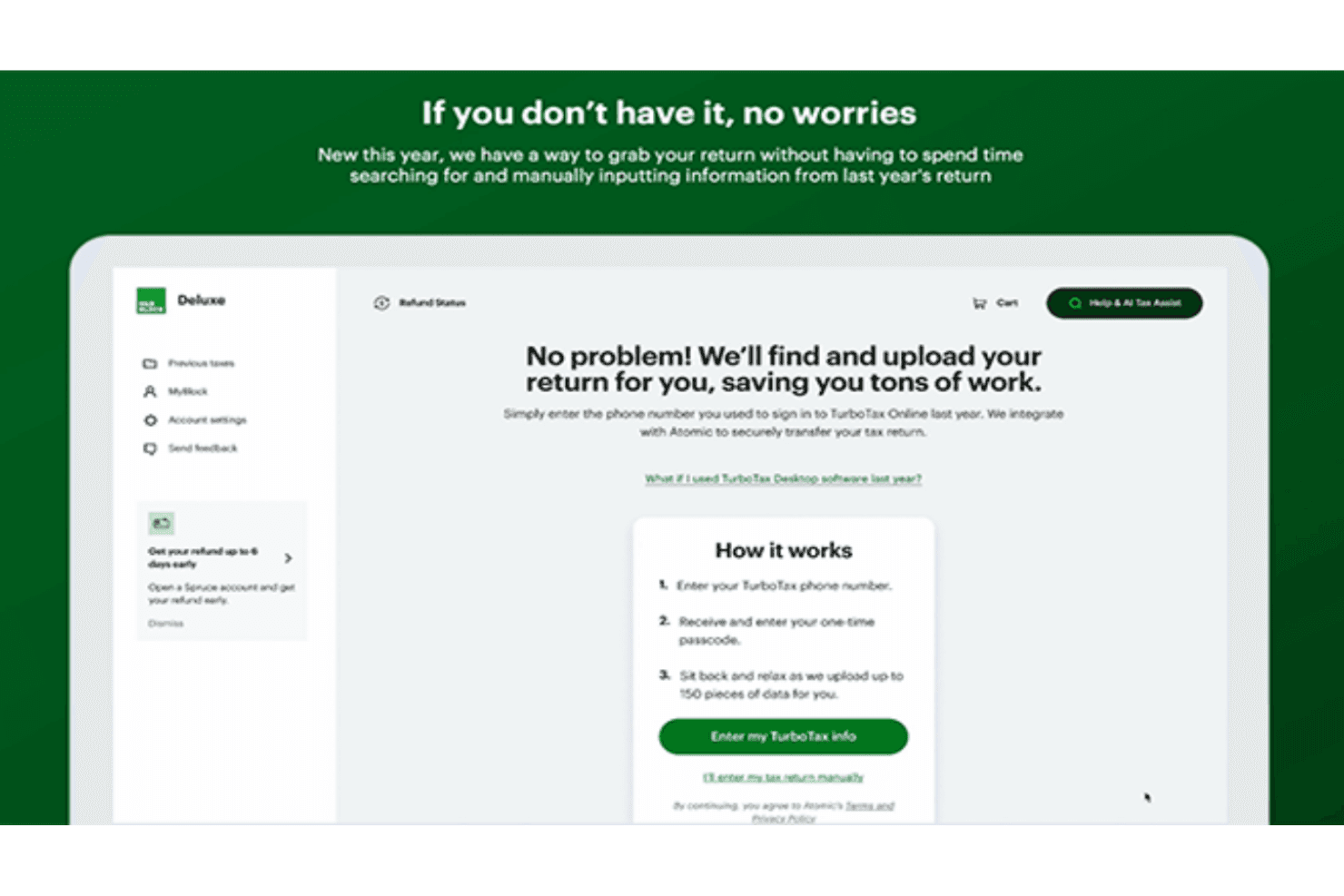 H&R Block screenshot