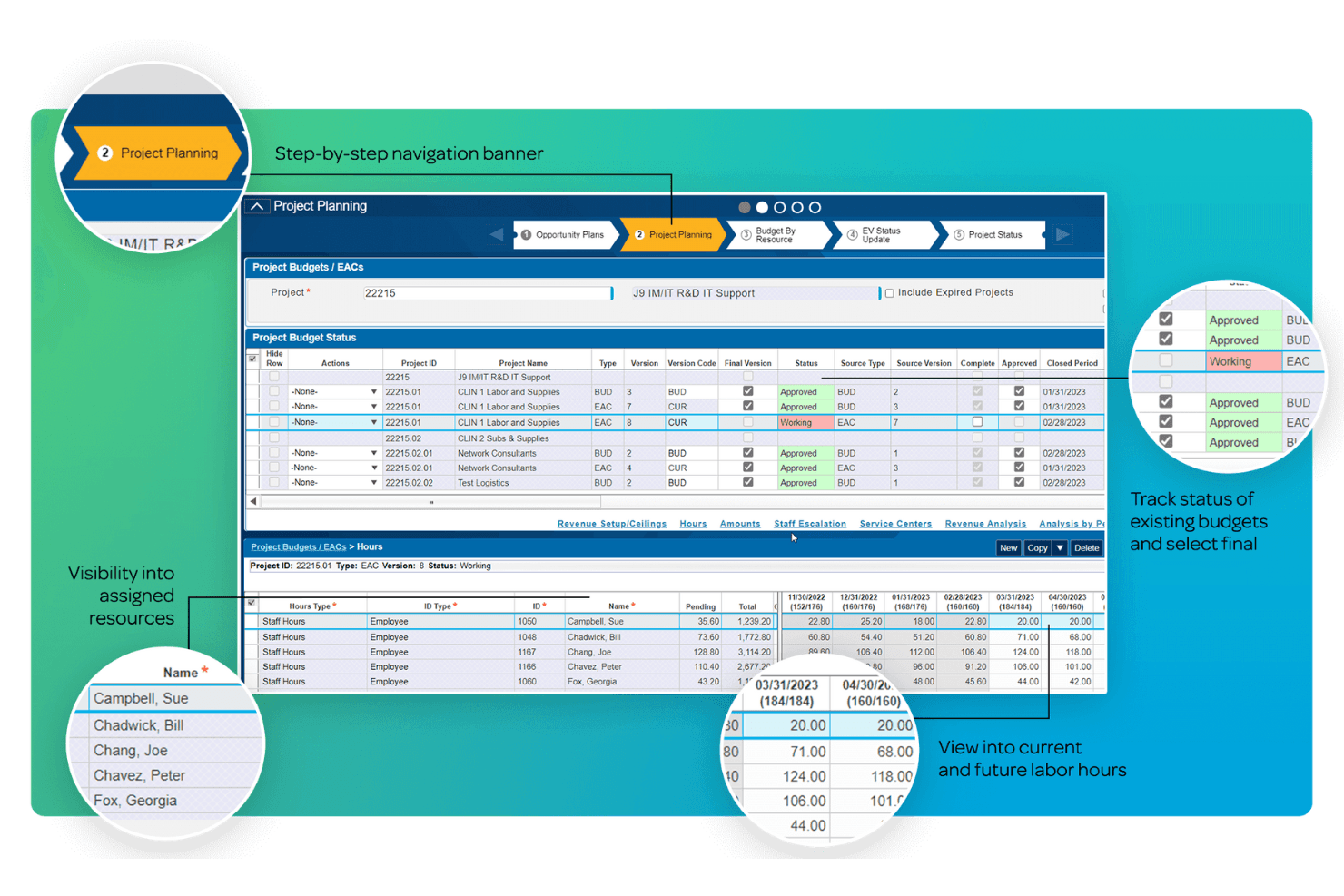 Deltek screenshot