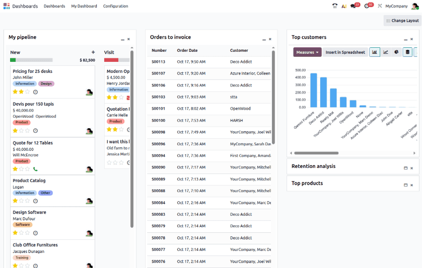 Odoo Accounting screenshot