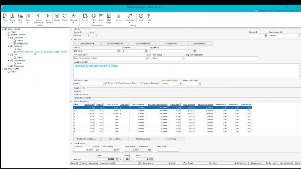 ECI M1 screenshot