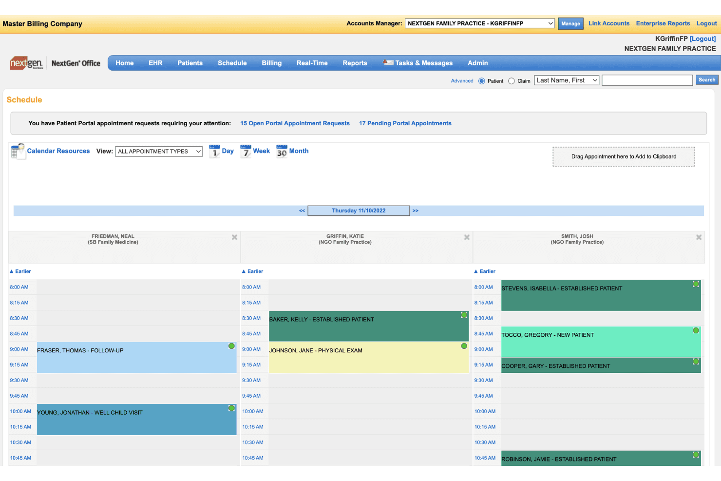 NextGen Healthcare screenshot
