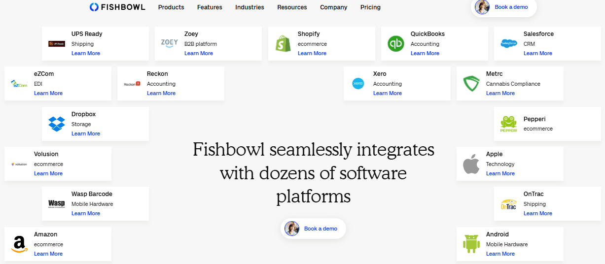 Fishbowl Inventory screenshot