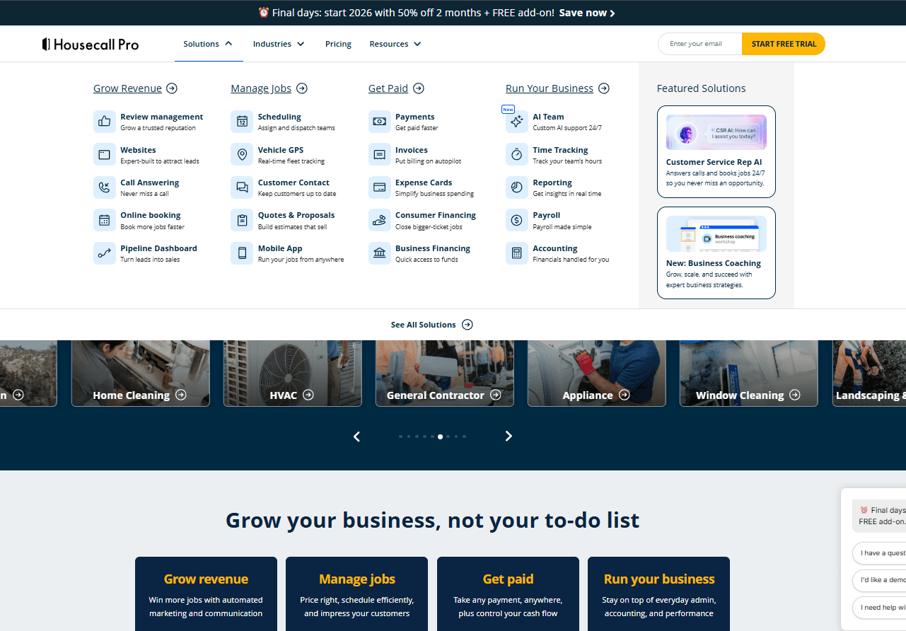 Housecall Pro screenshot