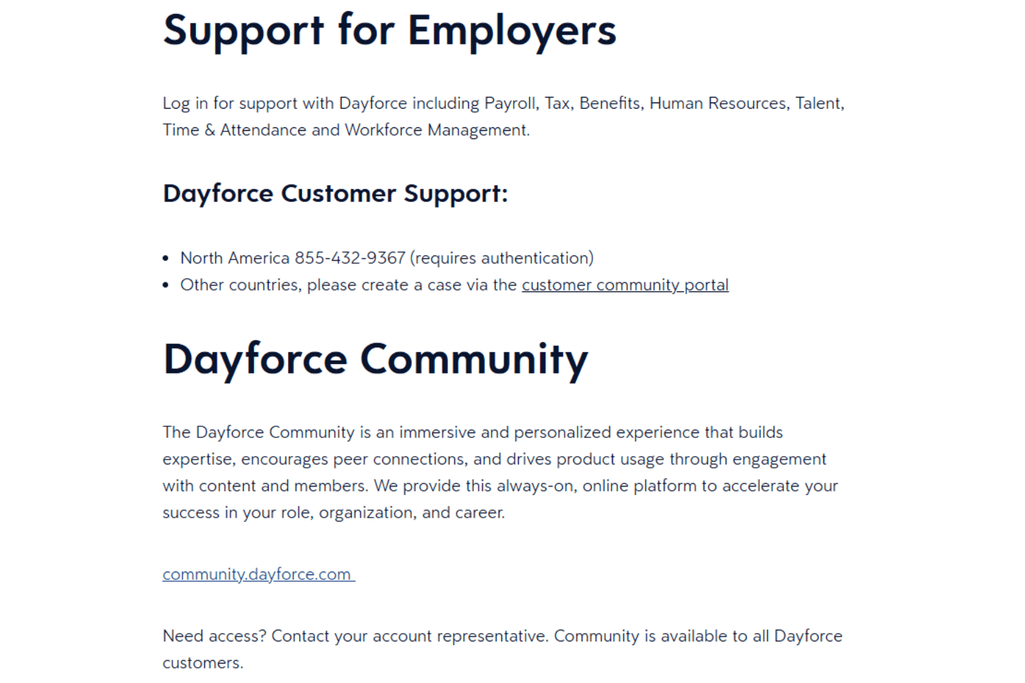 Dayforce screenshot