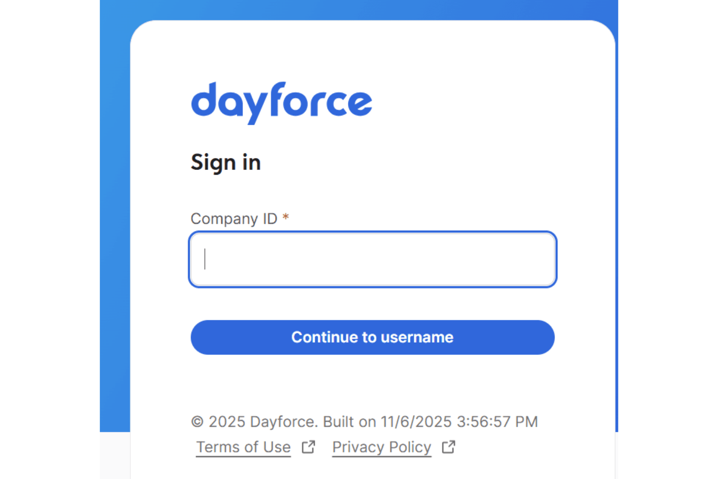 Dayforce screenshot