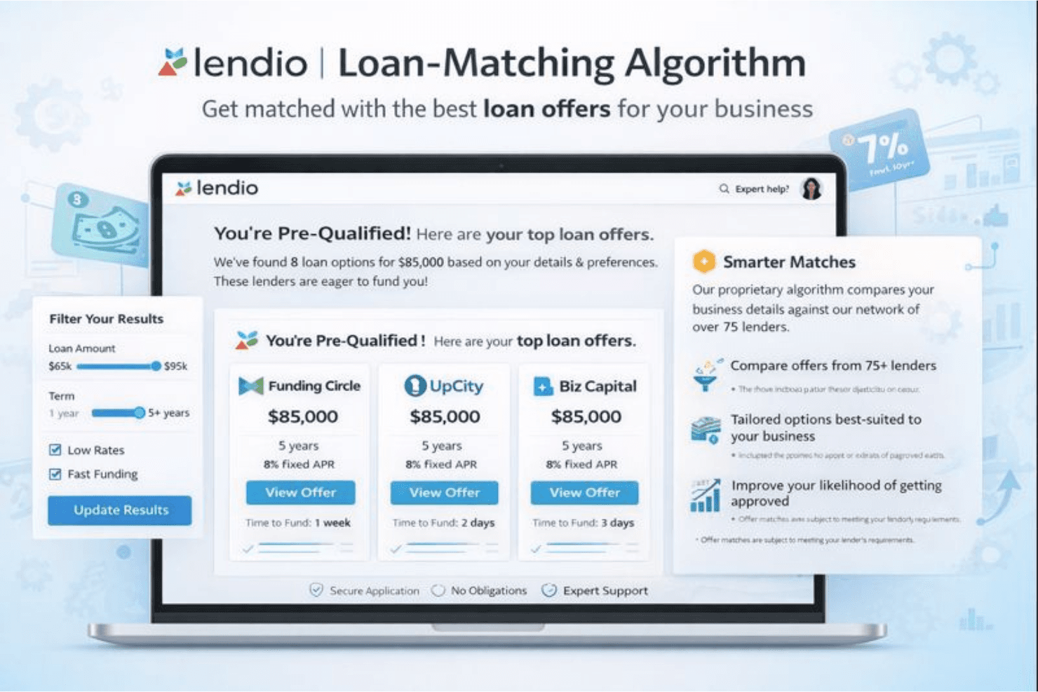 Lendio screenshot