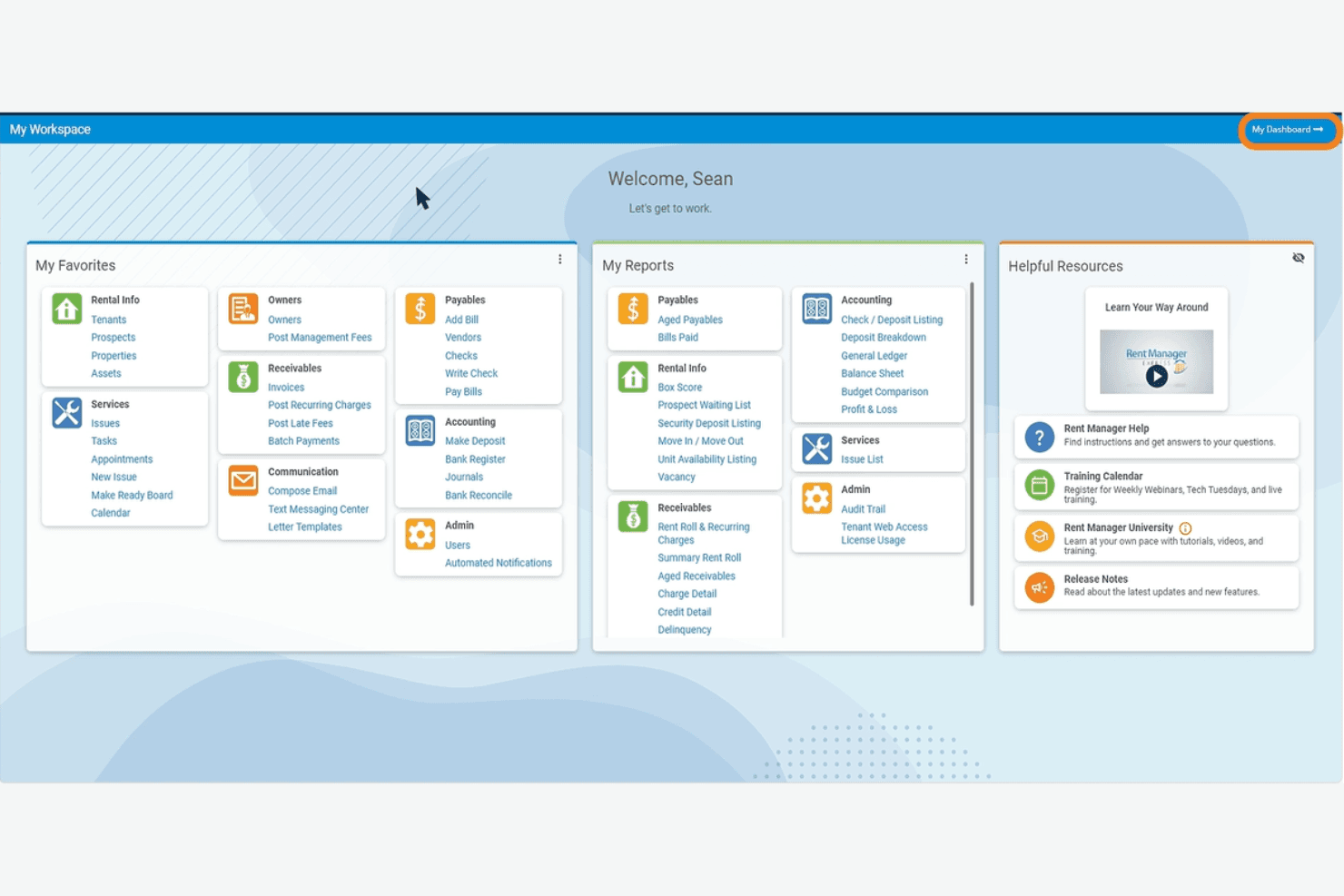 Rent Manager screenshot