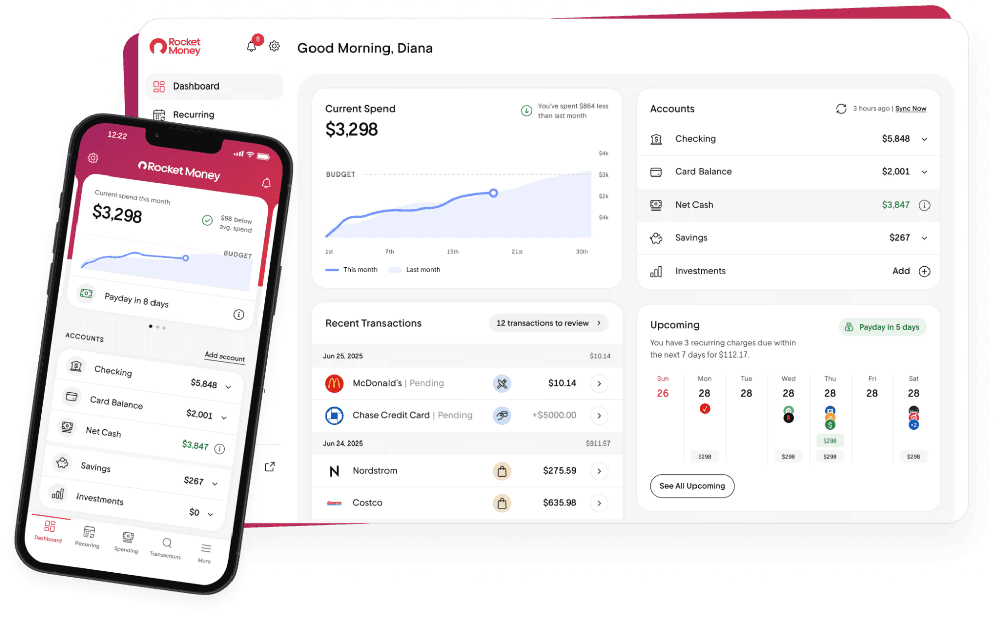 Rocket Money screenshot