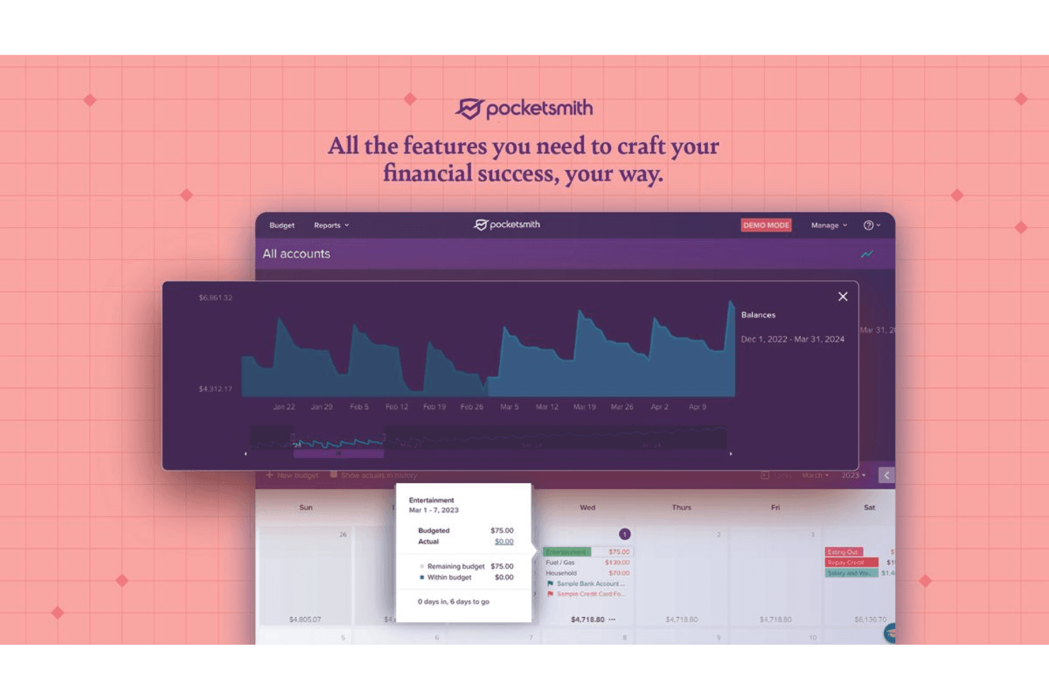 PocketSmith screenshot