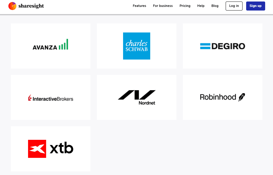 Sharesight screenshot