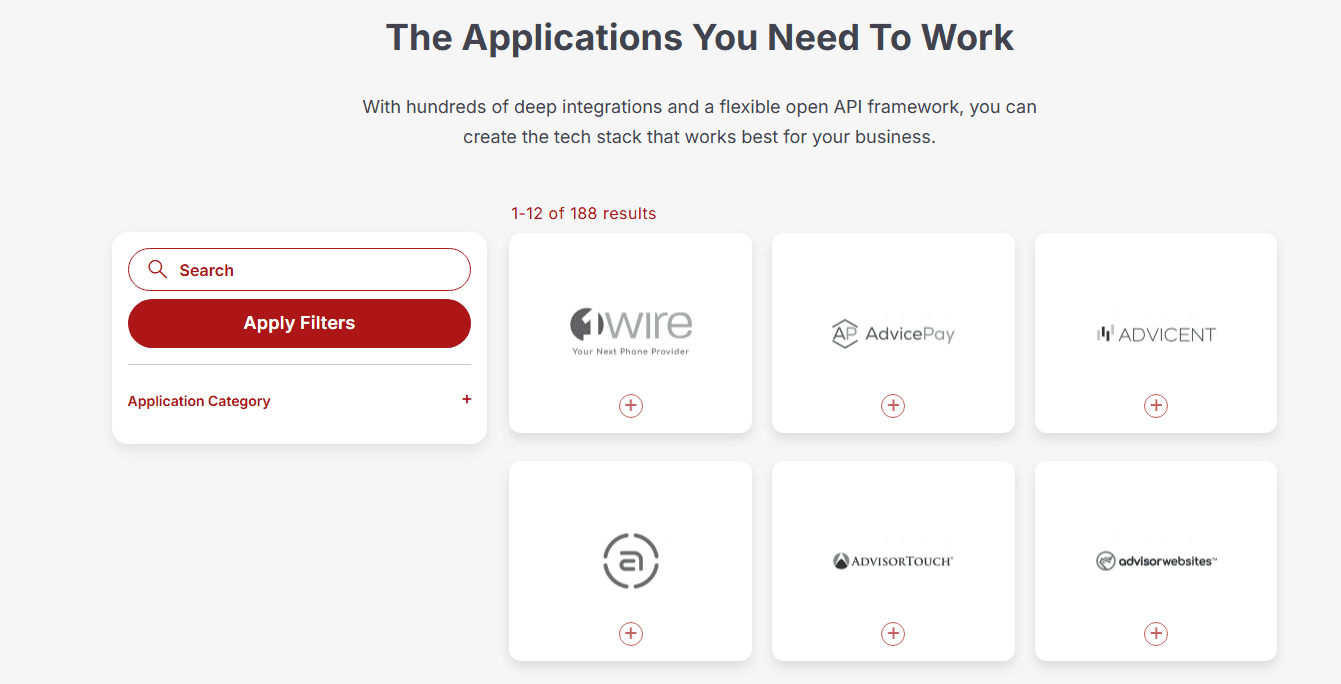 Redtail CRM screenshot