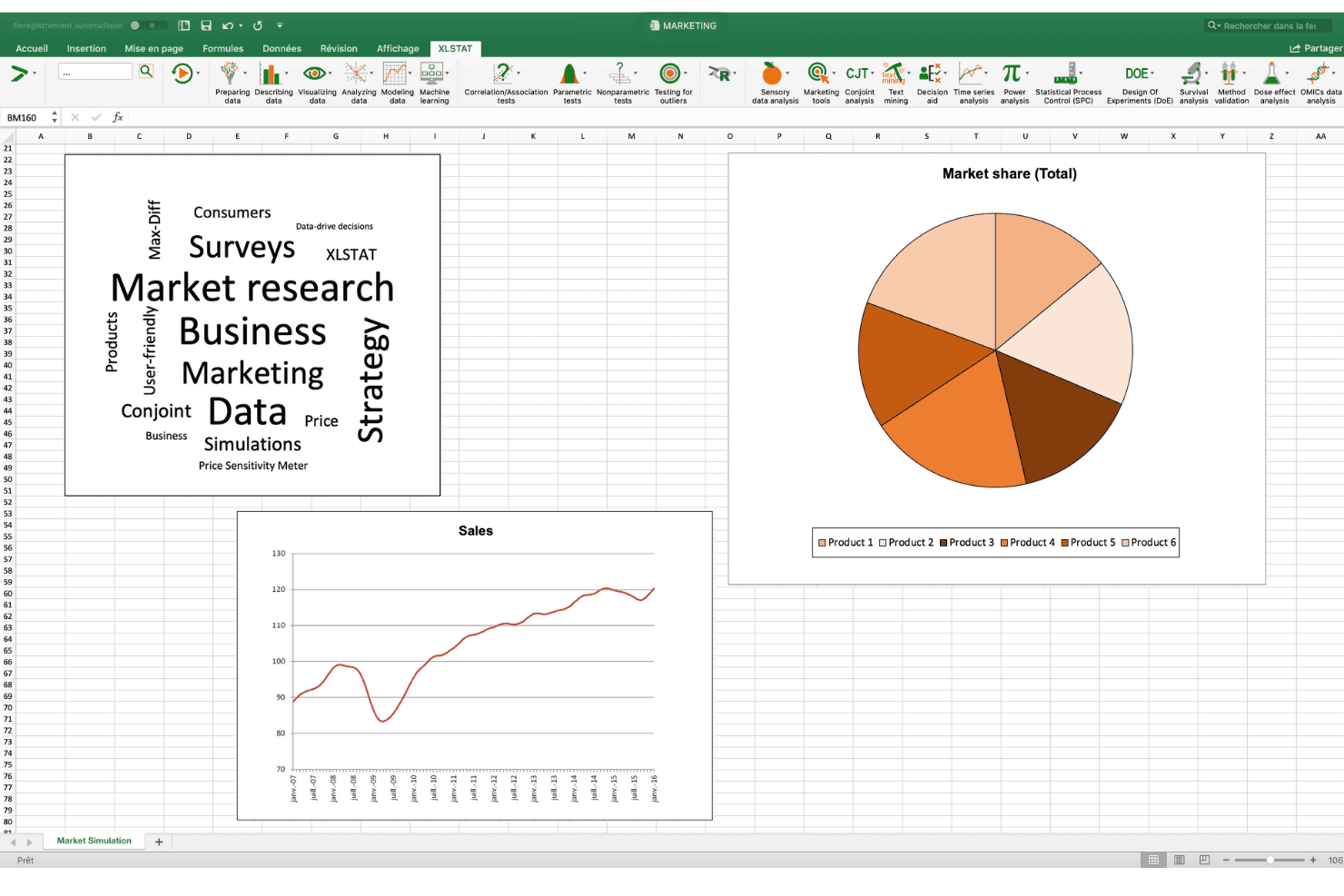XLSTAT screenshot