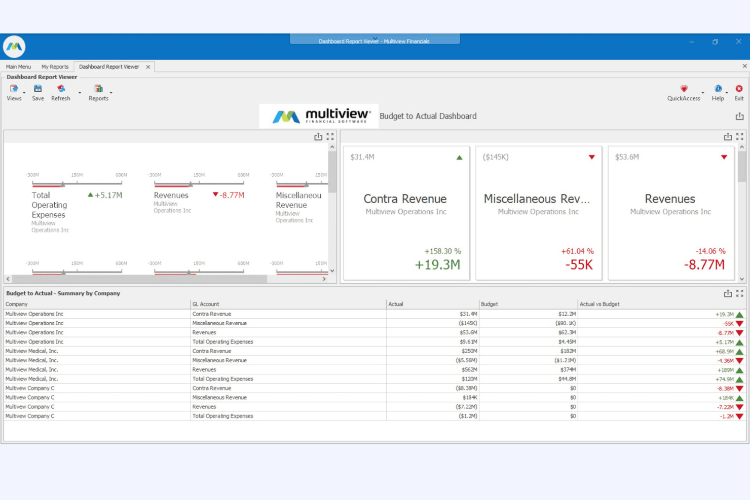 Multiview ERP screenshot