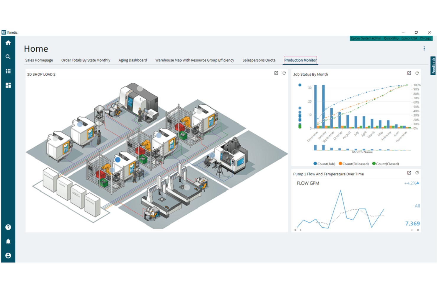 Epicor Kinetic screenshot