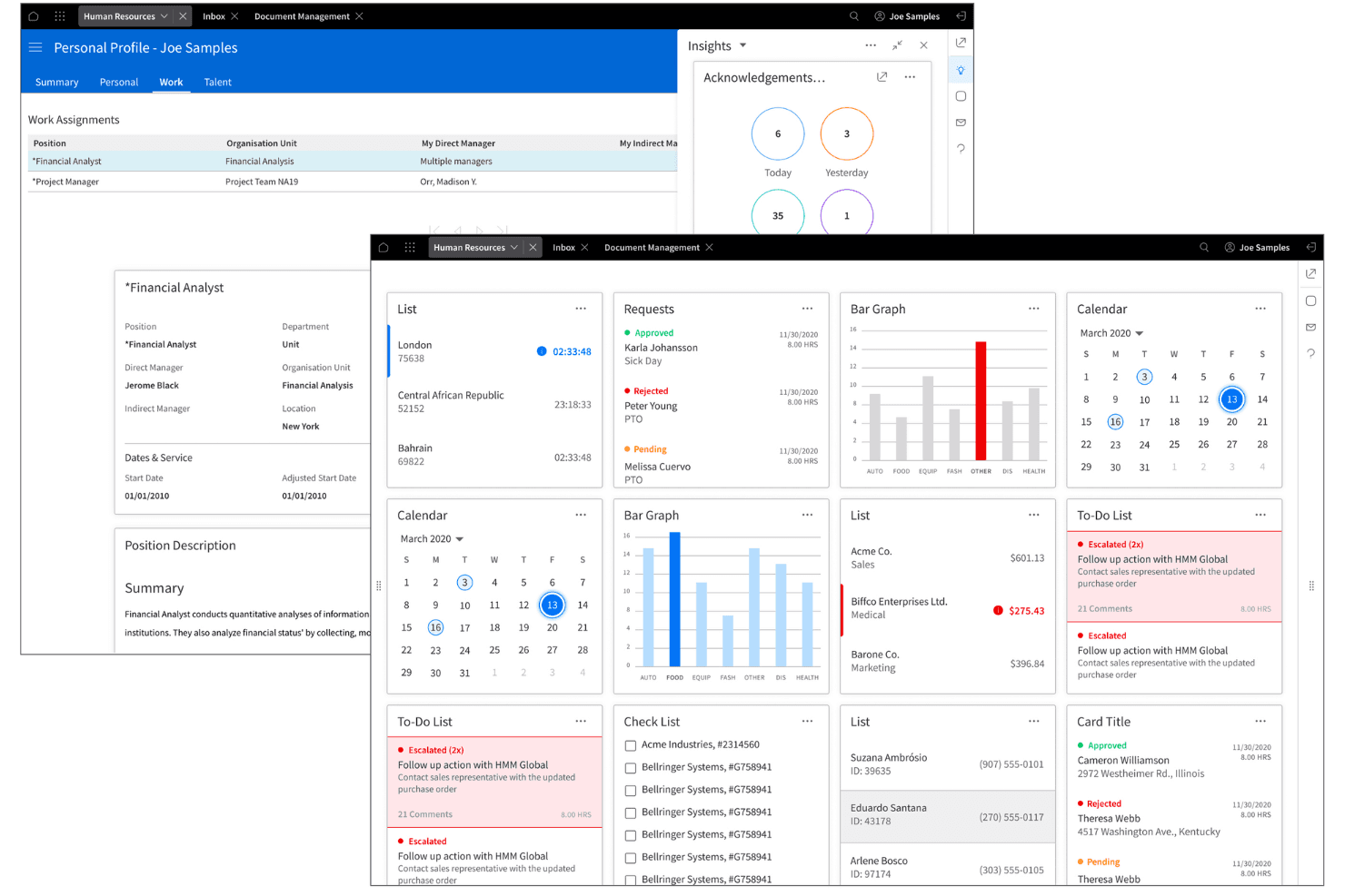 Infor screenshot