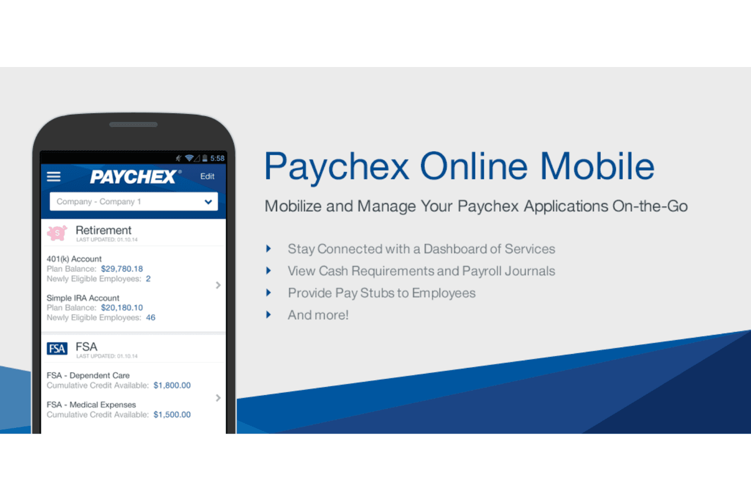 Paychex screenshot