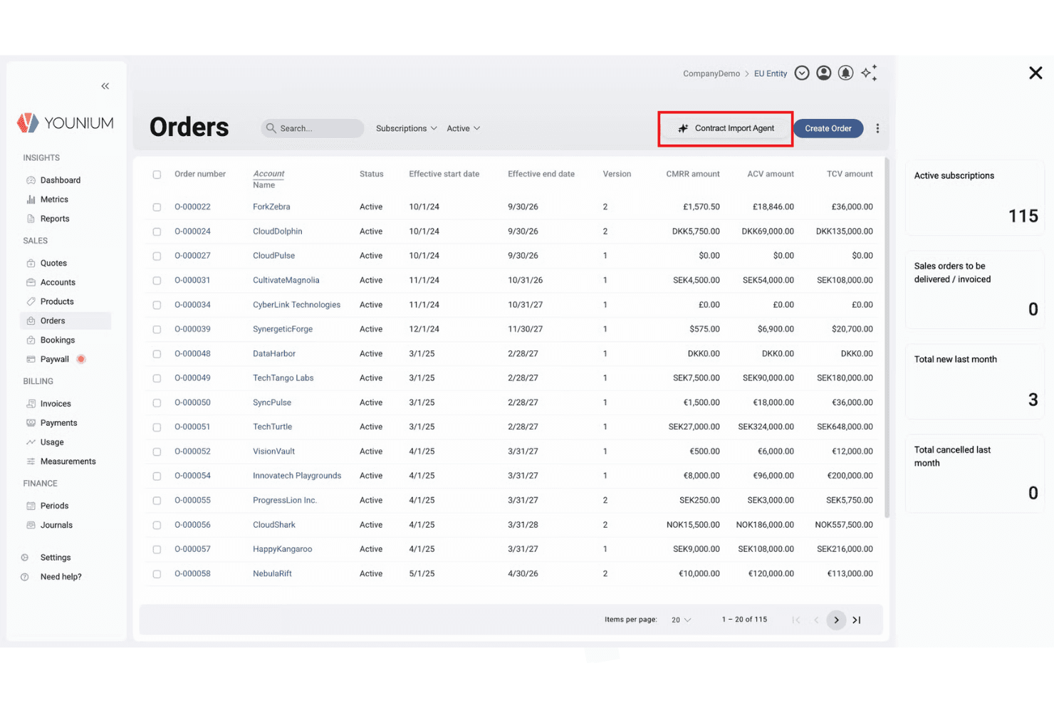 Younium screenshot