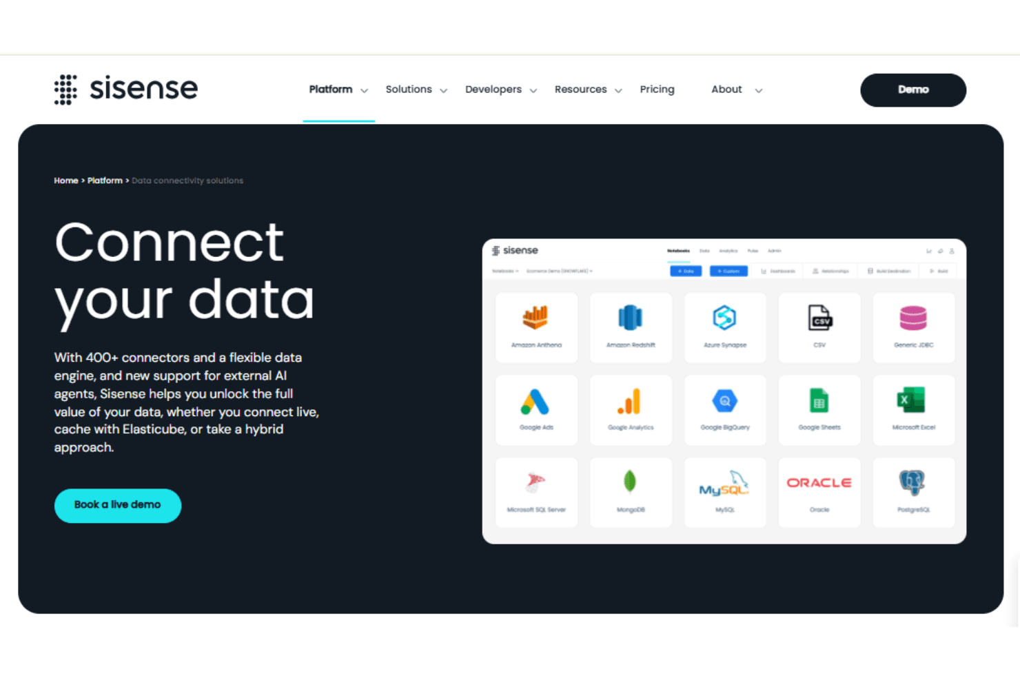 Sisense screenshot