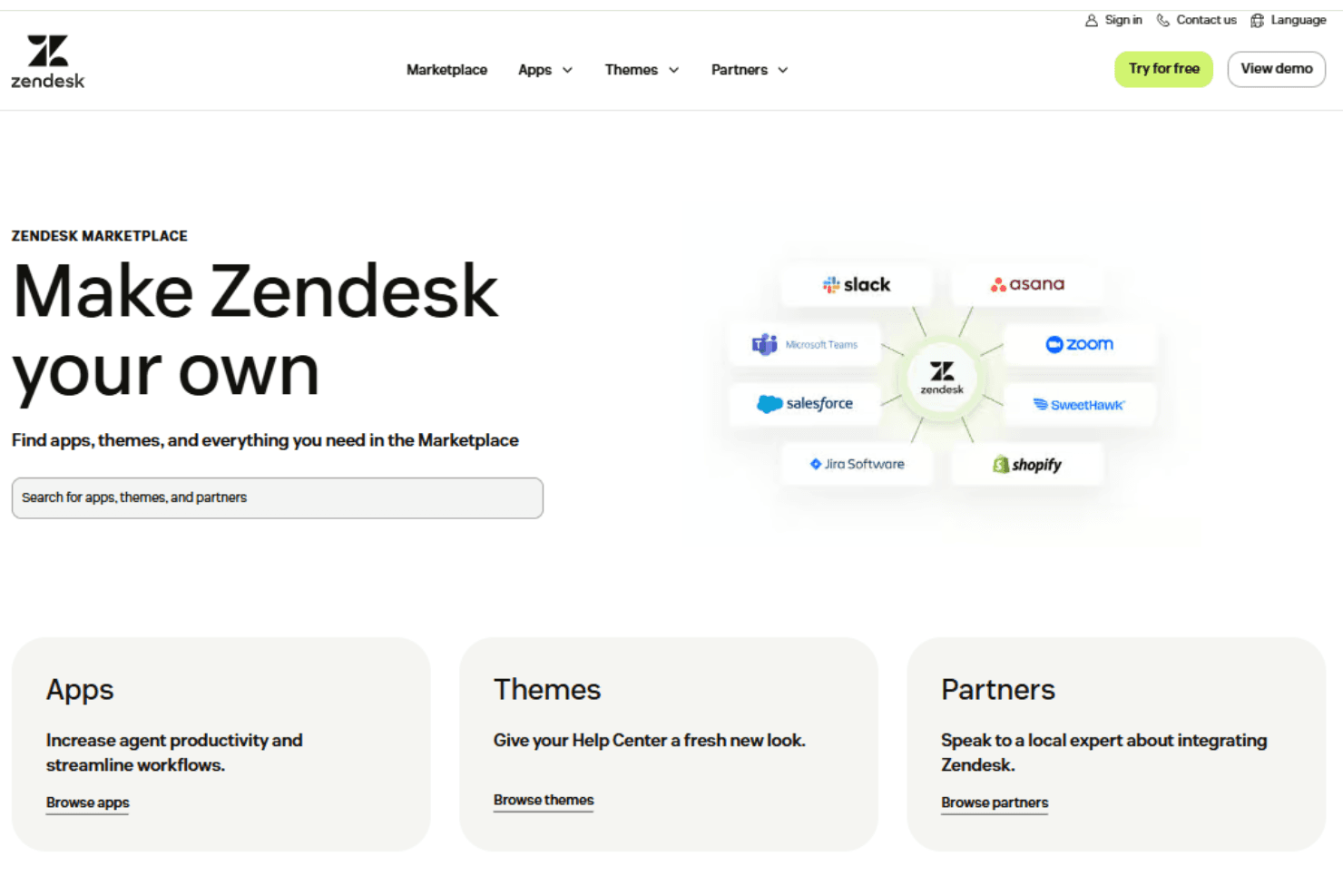Zendesk Sell screenshot