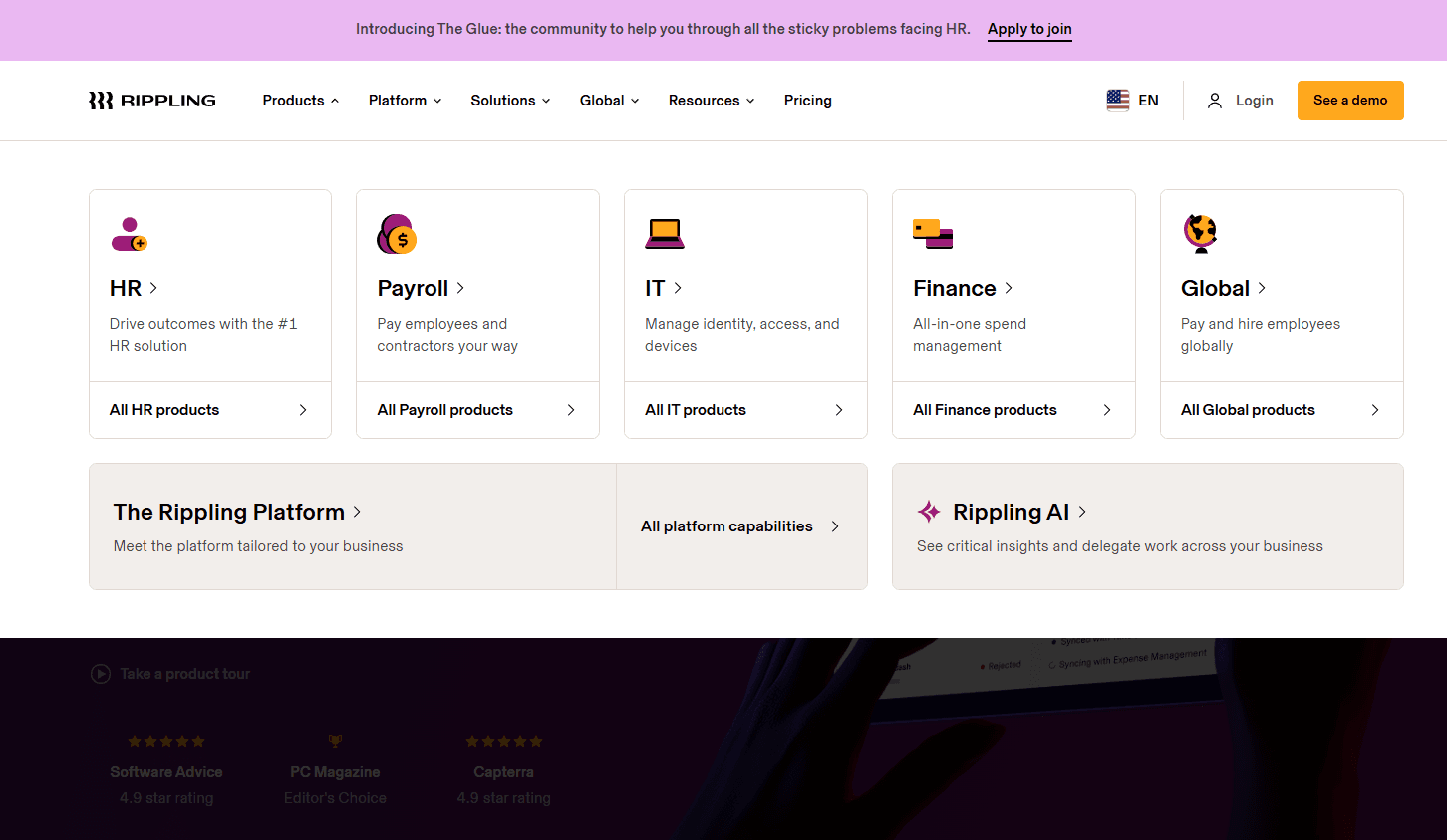 Rippling screenshot