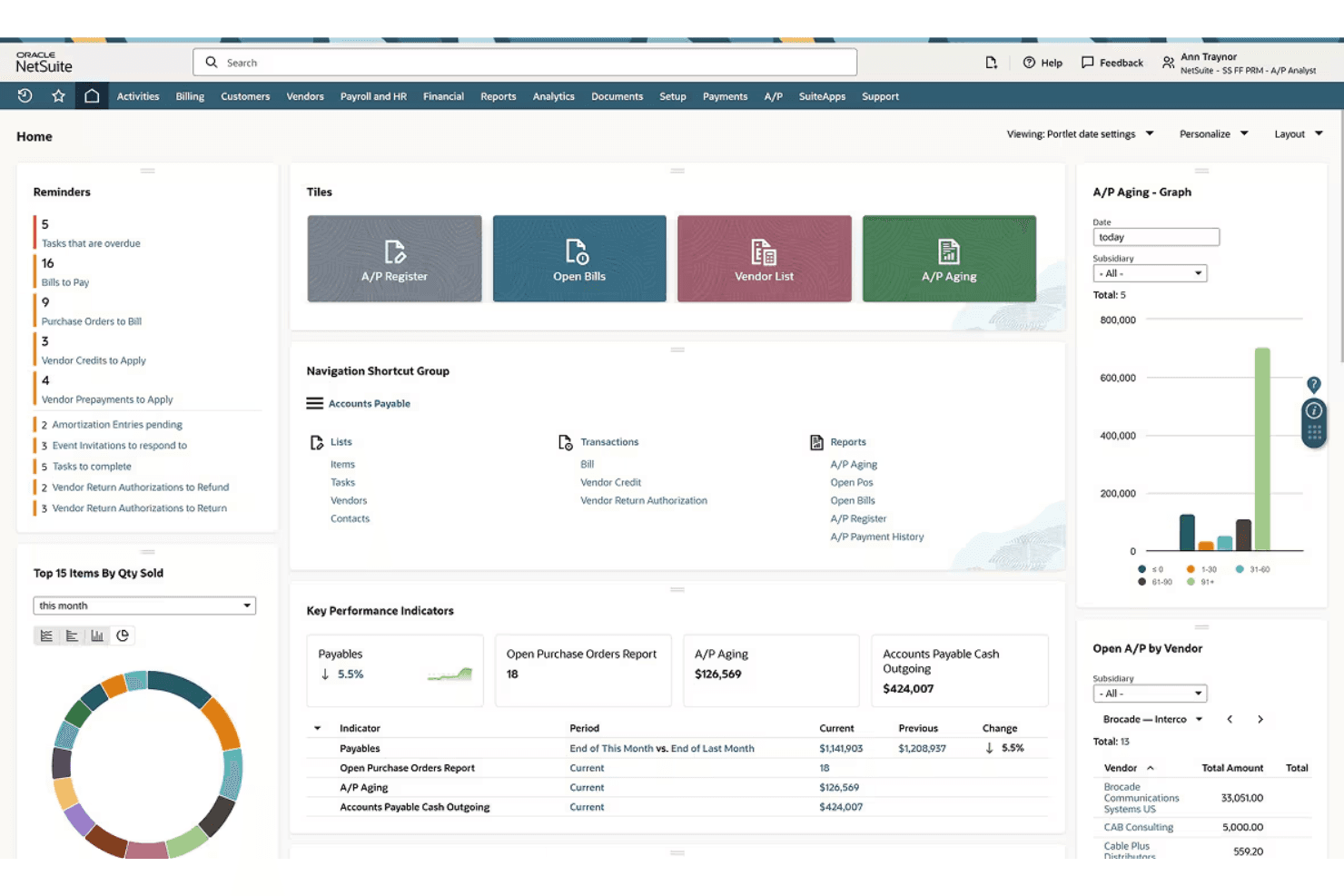 Epicor Kinetic ERP manages manufacturing, finance, and operations in one system.