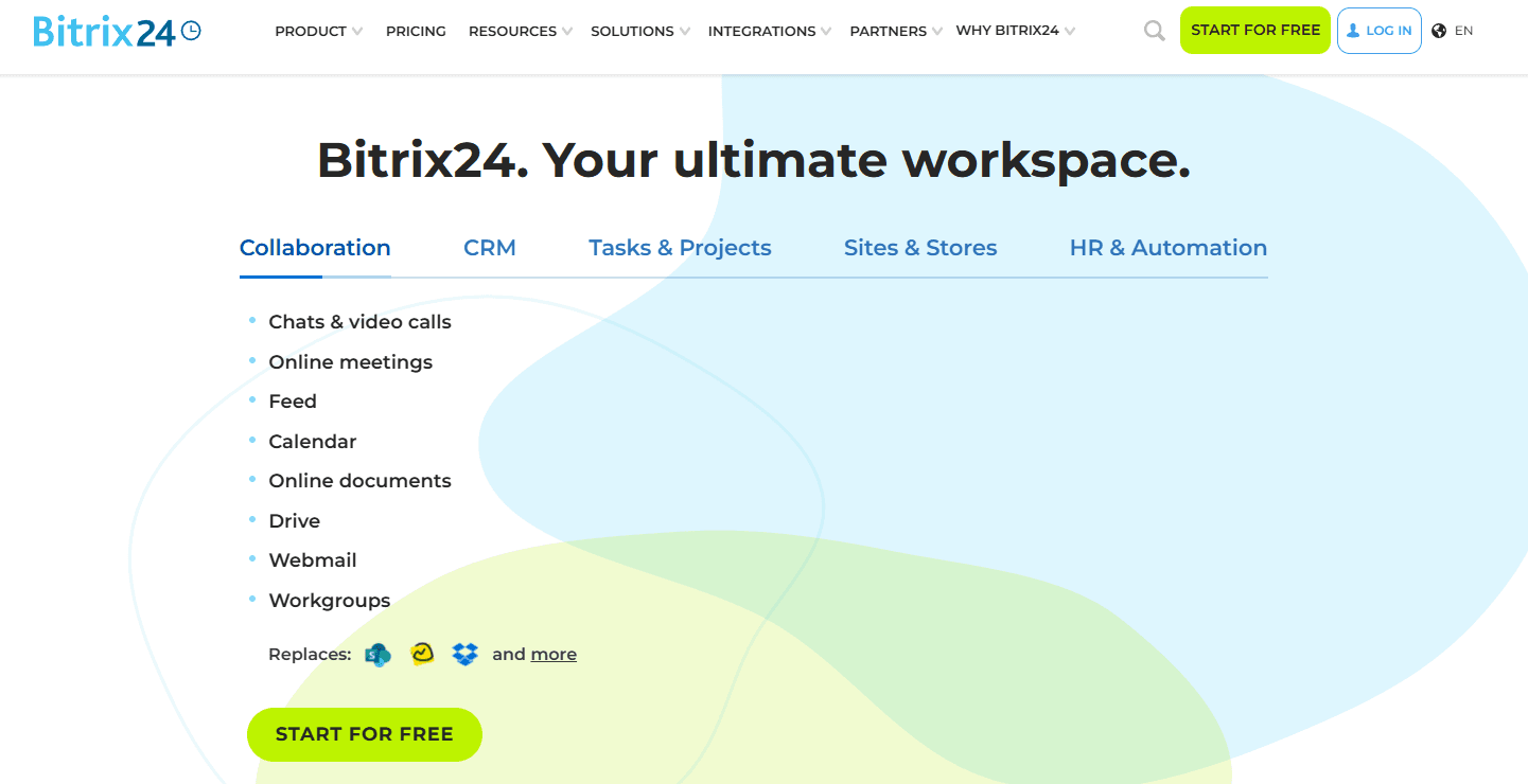 Bitrix24 centralizes tasks, CRM, communication, and operations for businesses.
